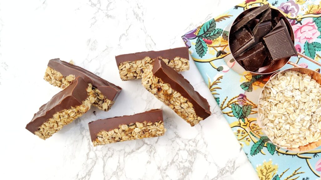 Chocolate Oat Bars - nadiashahanaz